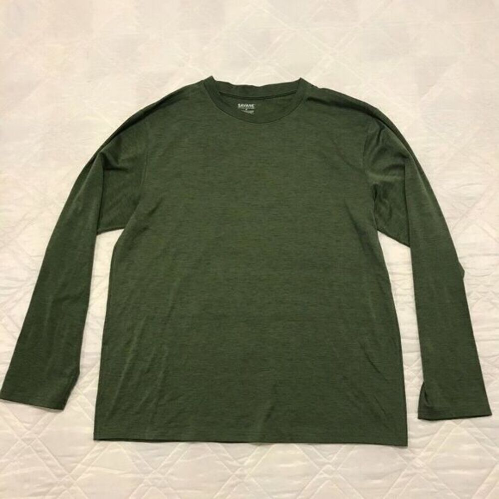 Savane Original Outfitters green long sleeve base layer XL